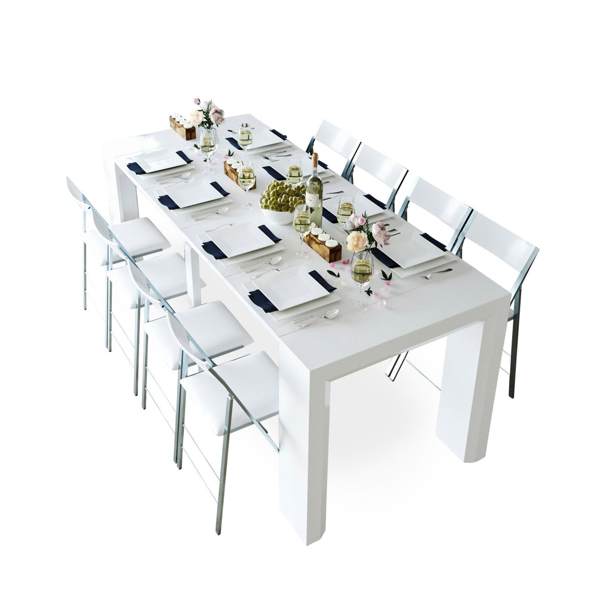 Bar Height Extending Console Table, 5 Leaves