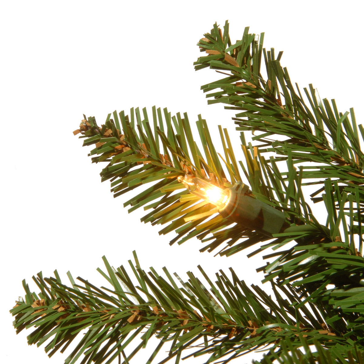 7.5ft Pre Lit Pencil Fir Christmas Tree, 350 Clear Lights