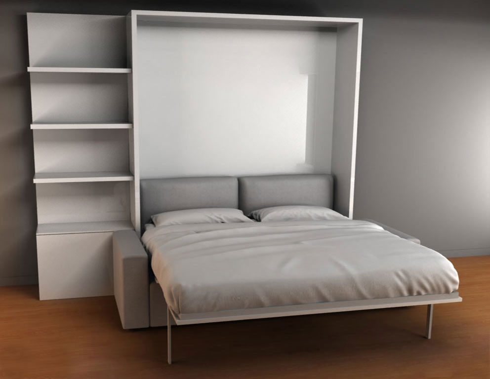 Sofa Wall Bed with Storage Sofa, UK Super King Size