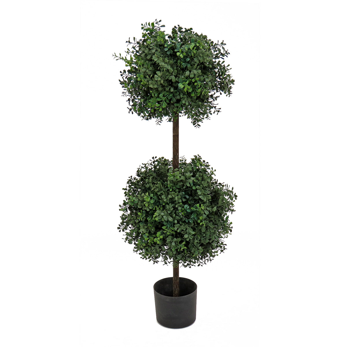 Artificial Boxwood Double Ball Topiary, 117 cm