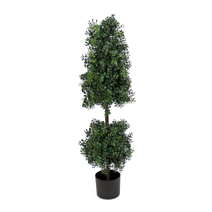 Artificial Boxwood Cone and Ball Topiary, 122 cm
