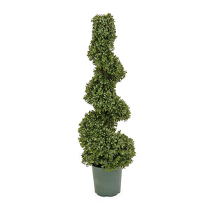 Artificial Boxwood Spiral Topiary, 112 cm