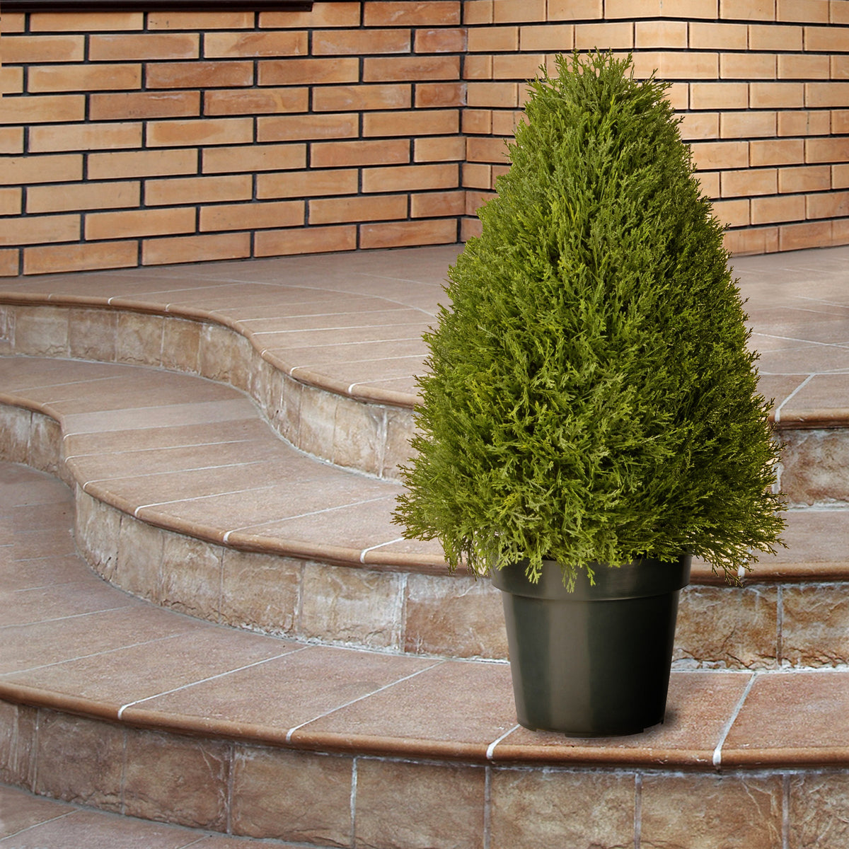 Artificial Upright Juniper in Grower's Pot, 76 cm