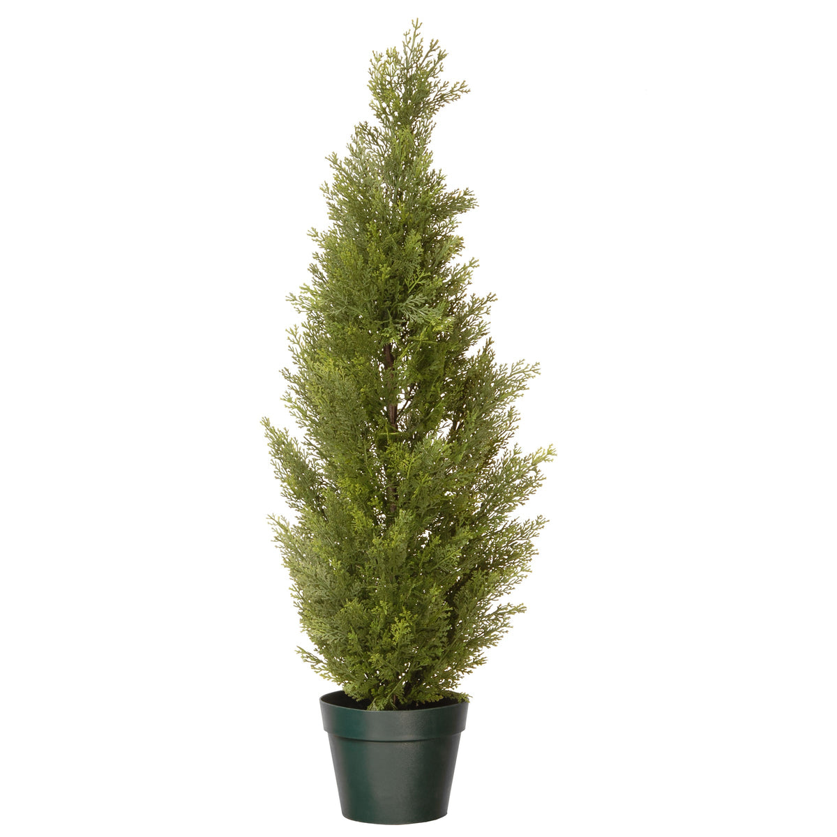Artificial Arborvitae Topiary in Pot, 91 cm