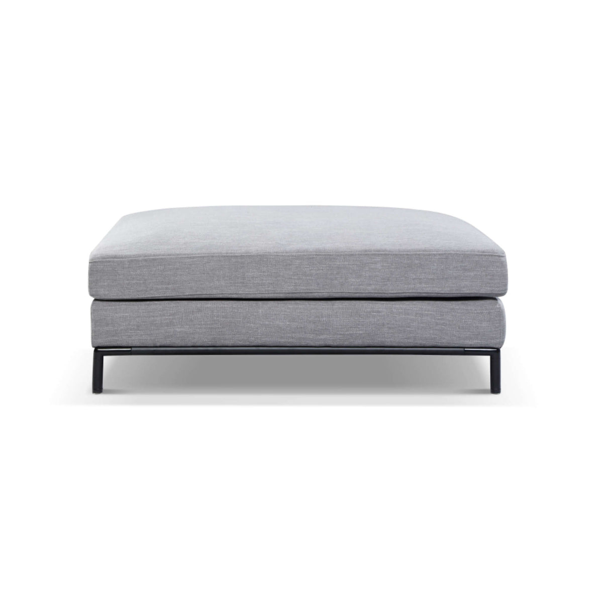 Modular Sofa Ottoman, Velvety Fabric