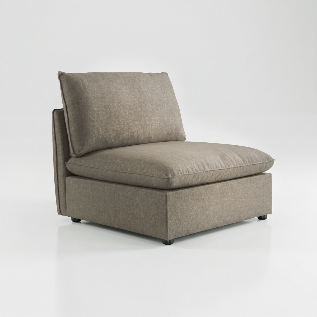 Modular Sofa Single Seat Module, Armless