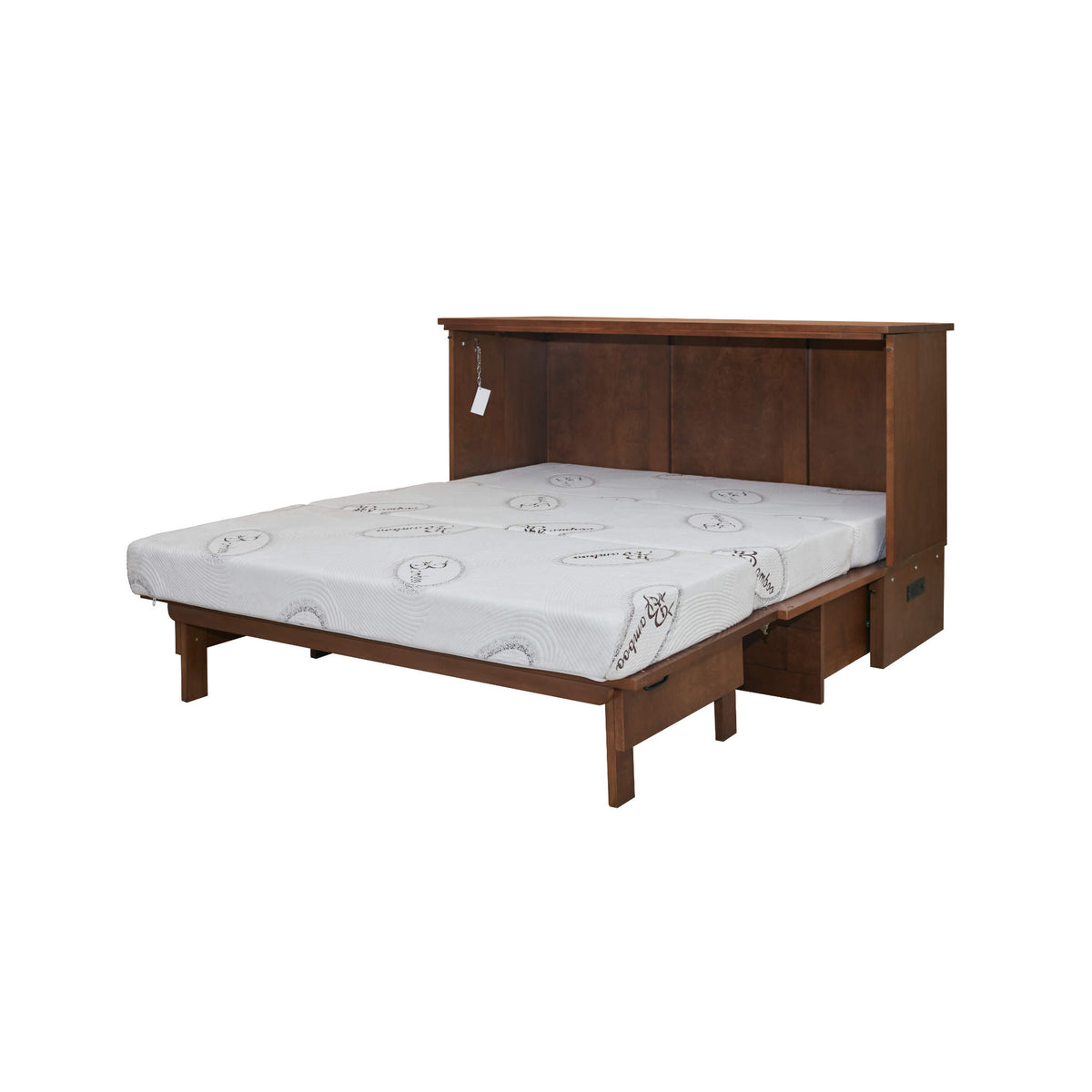 Cabinet Bed Chest with Mattress, UK King Size
