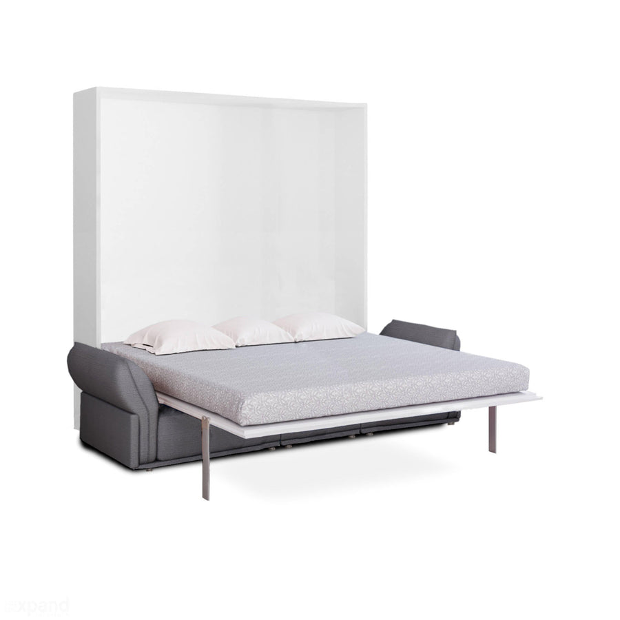 Grey Modular Sofa Wall Bed, UK Super King Size