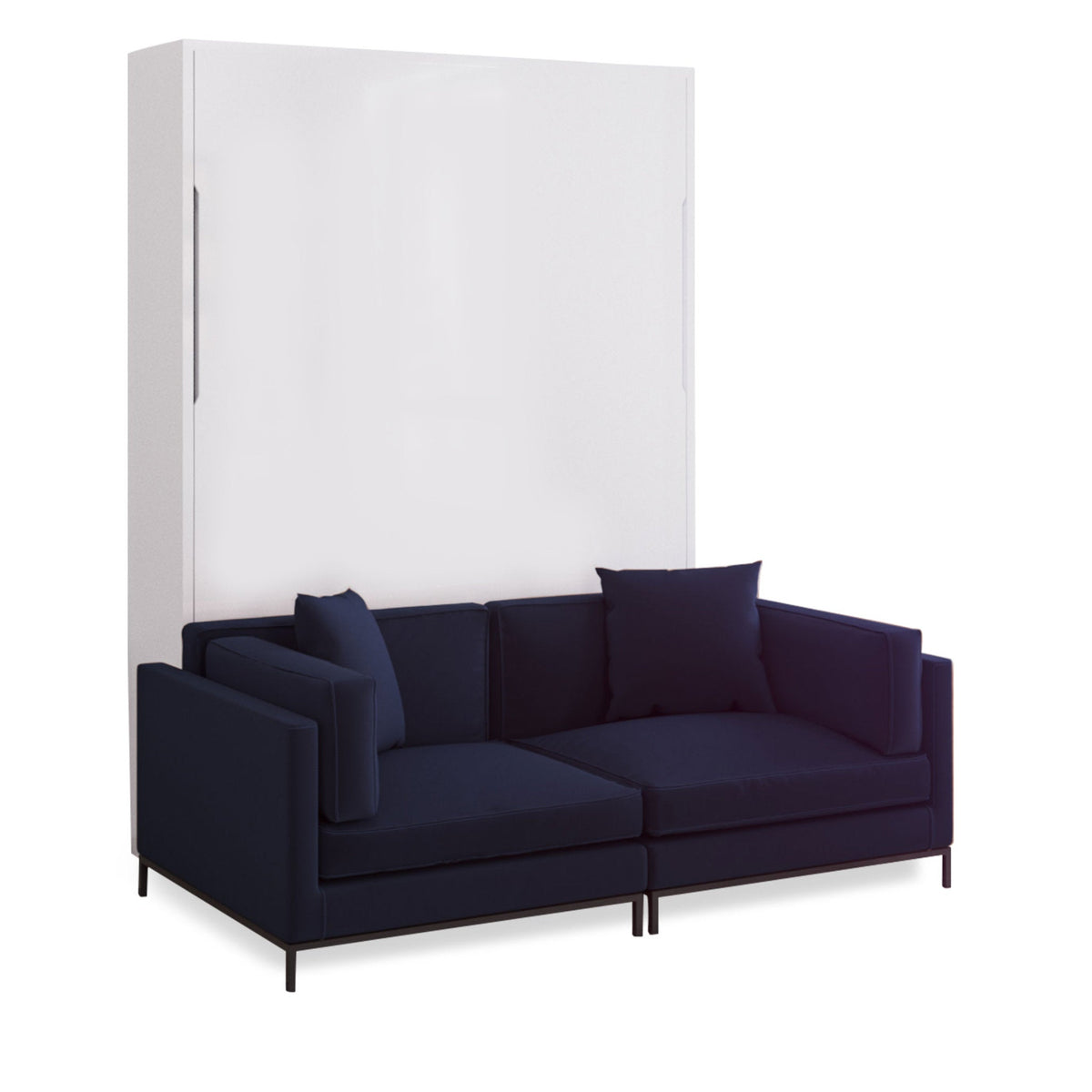 Sofá cama de pared con sofá de 2 plazas relleno de plumas, tamaño King Reino Unido