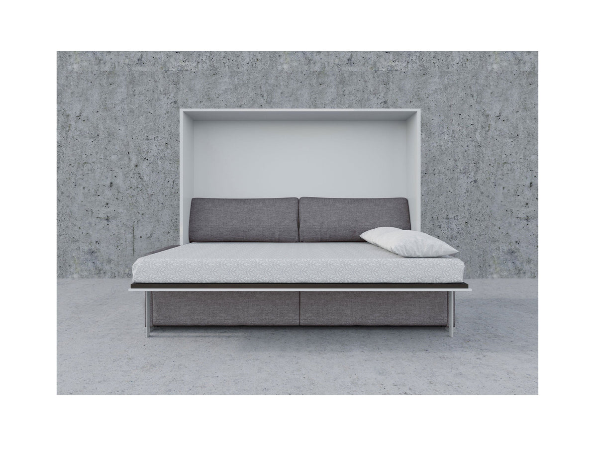Horizontal Sofa Wall Bed with Storage, UK King Size