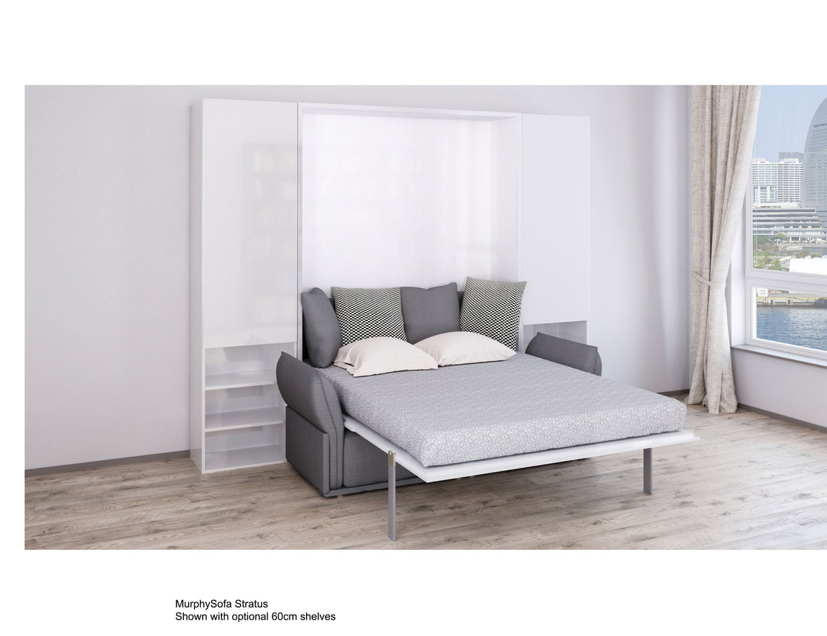Sofá cama de pared con brazo curvo, sofá de 2 plazas, tamaño King Reino Unido