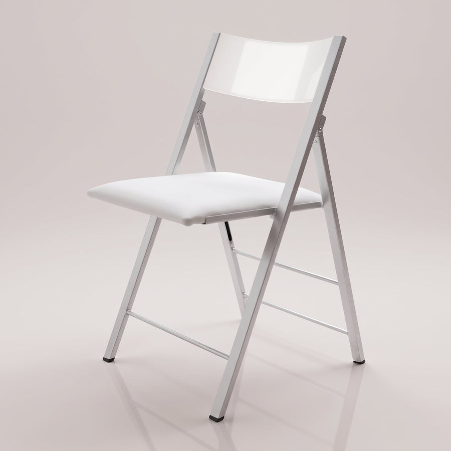 Slim Folding Dining Chairs, Set of 4
