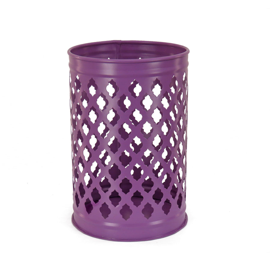 Dusty Lavender Modern Candle Lantern, 30 cm