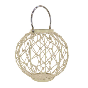 Bleached Sand Modern Candle Lantern, 30 cm