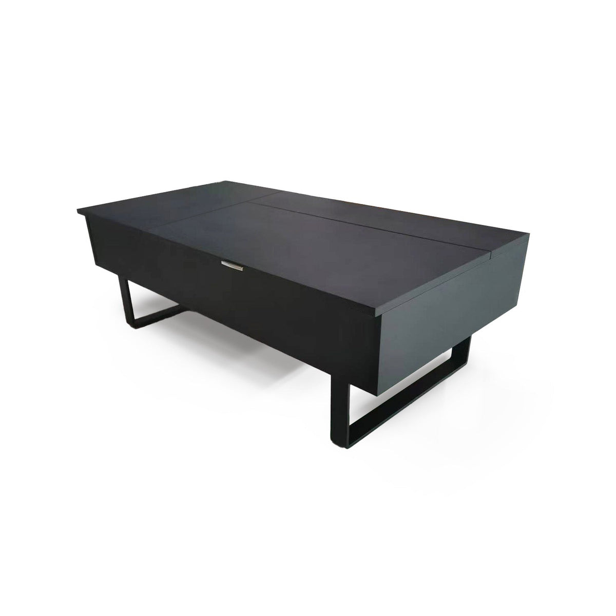 Gloss Lift Top Coffee Table with Chrome Legs