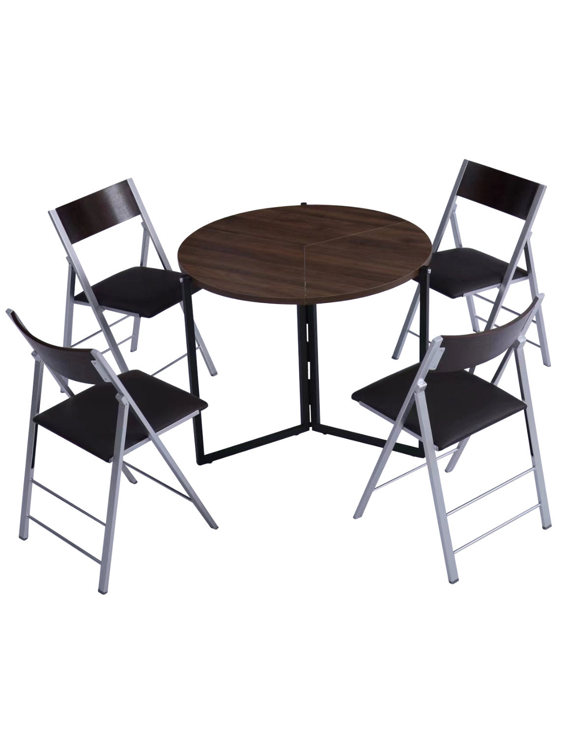 Round Folding Table, Seats 4