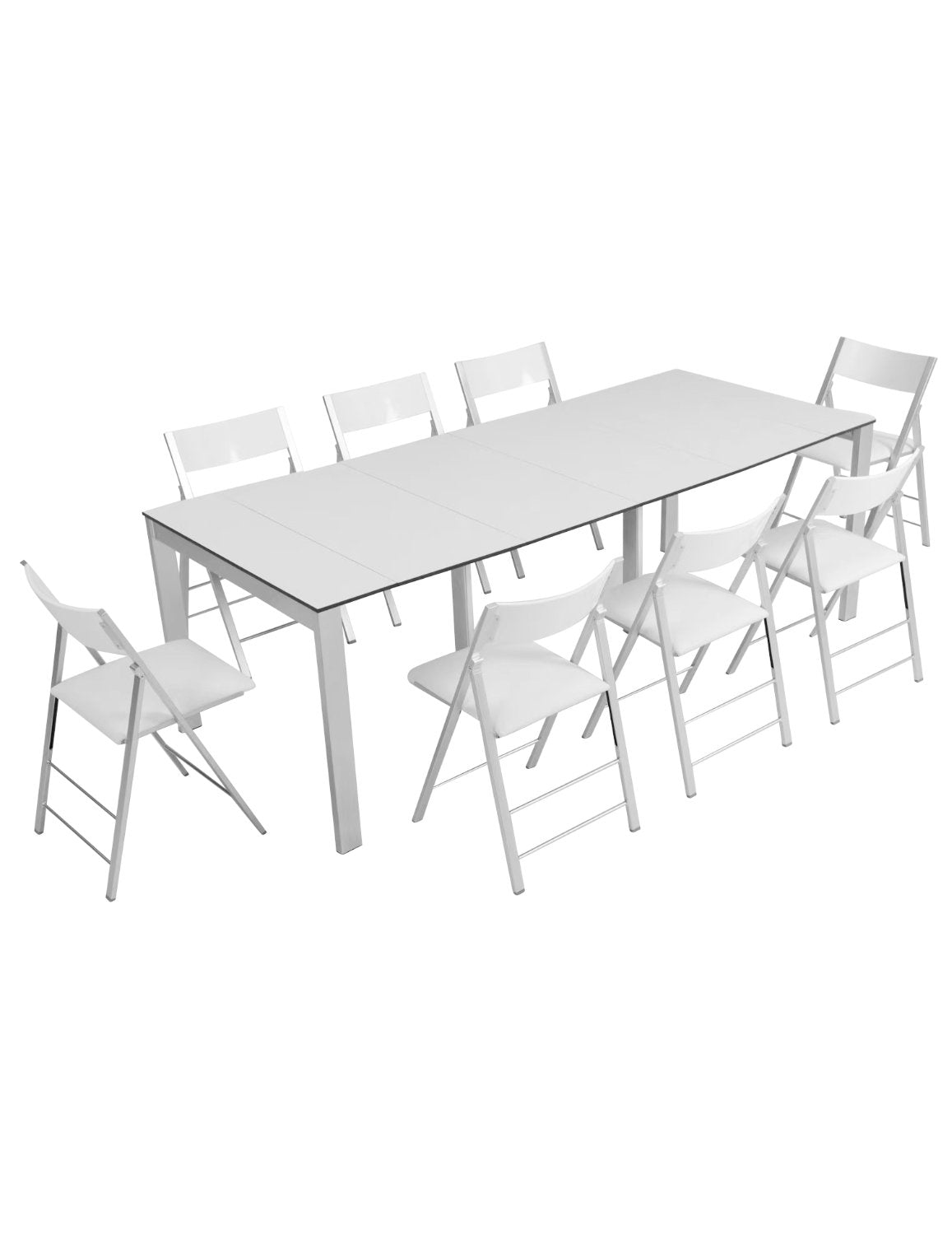 Outdoor Console to Dining Table, Seats 8 to 10