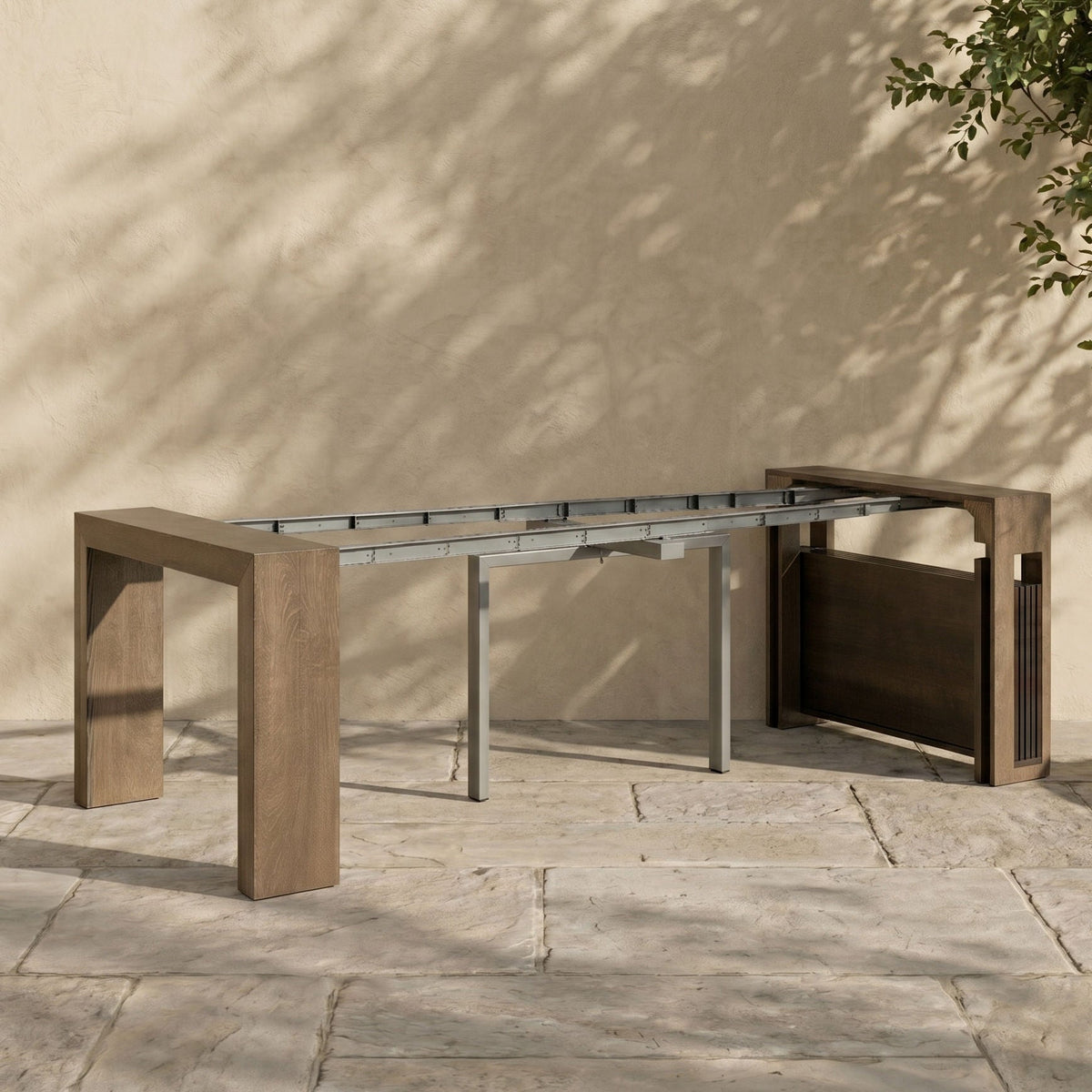 Outdoor Extending Console Table, Seats up to 12