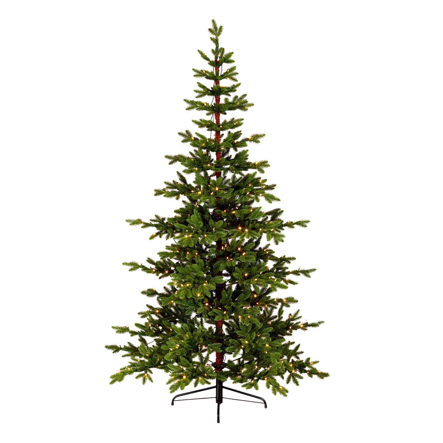 7.5ft Pre Lit Dancer Pine Christmas Tree, Clear Lights