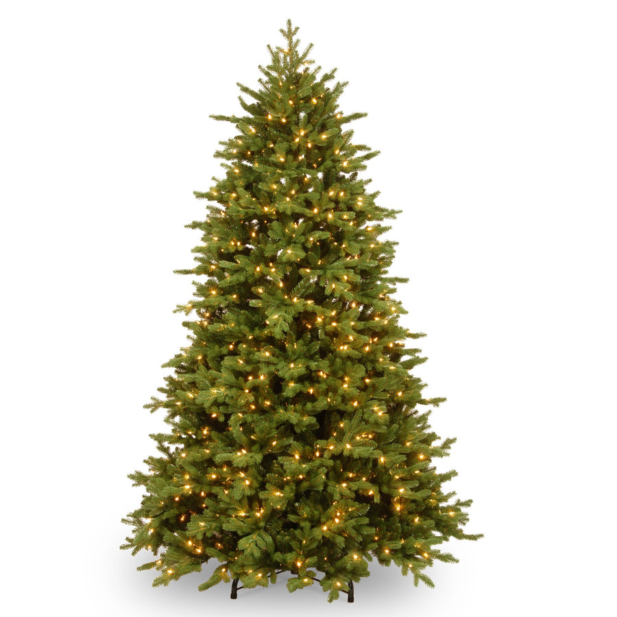 9ft Pre Lit Deluxe Fraser Fir Christmas Tree, Dual Colour LED