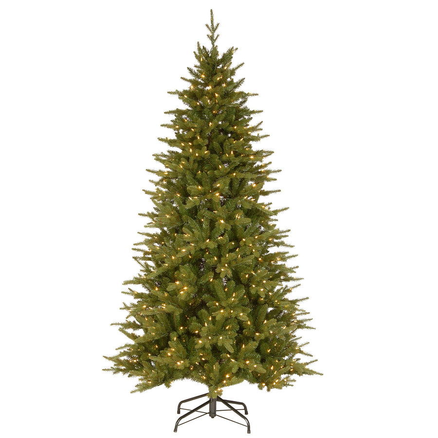7.5ft Pre Lit Slim Spruce, Dual Colour LED, Easy Connect
