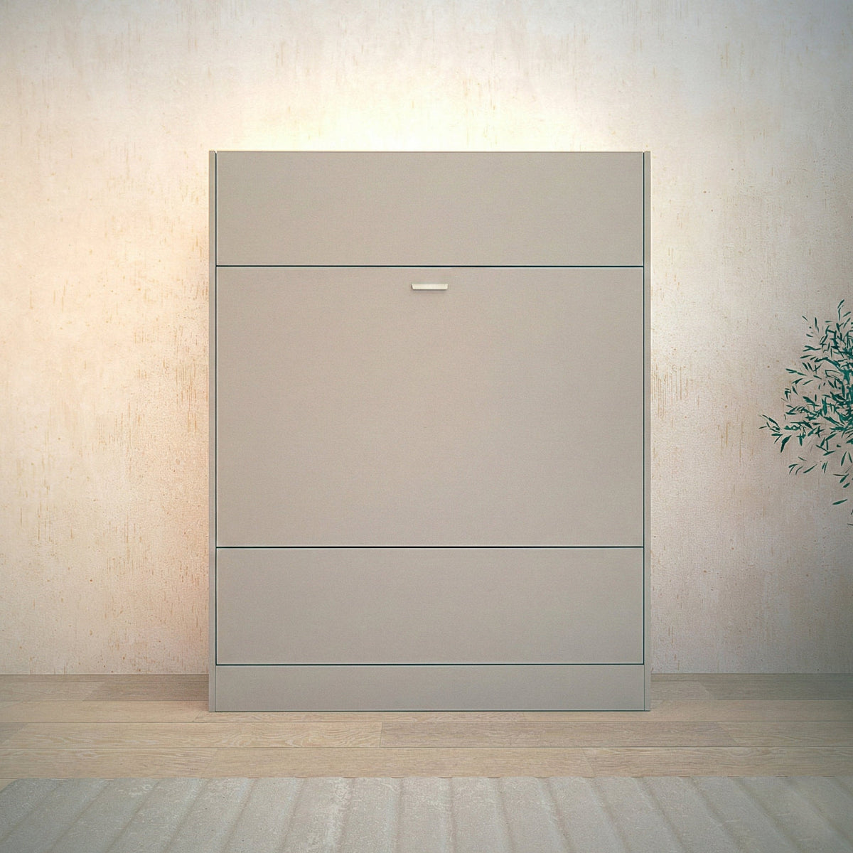 Wall Bed with Fold Down Panel, UK Super King Size