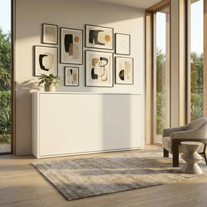 Horizontal Wall Bed, UK Single Size