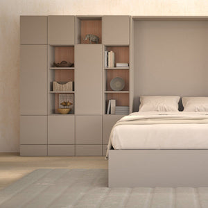 Modular Storage Cupboard for Wall Beds