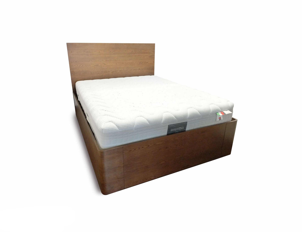 Gas Lift Ottoman Storage Bed with Tall Headboard, UK King