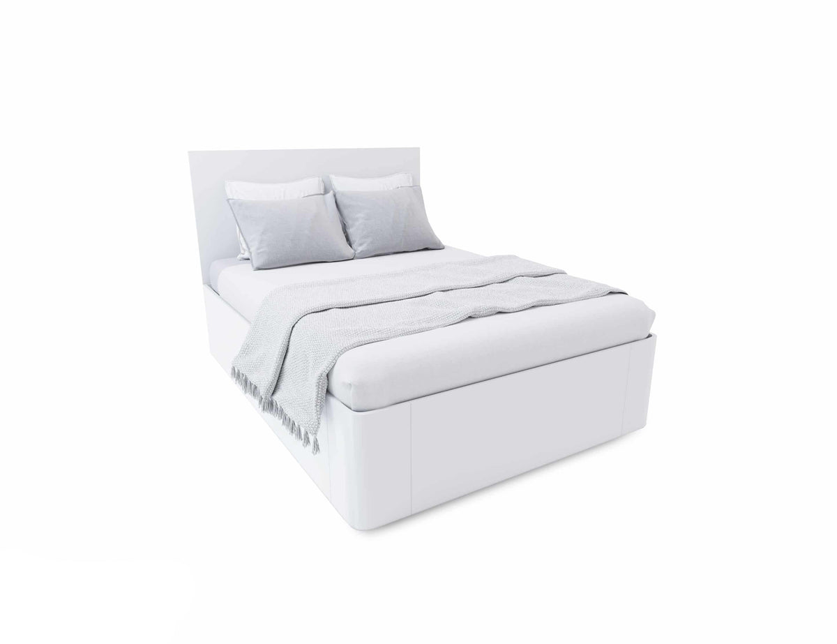 Gas Lift Ottoman Storage Bed with Tall Headboard, UK King