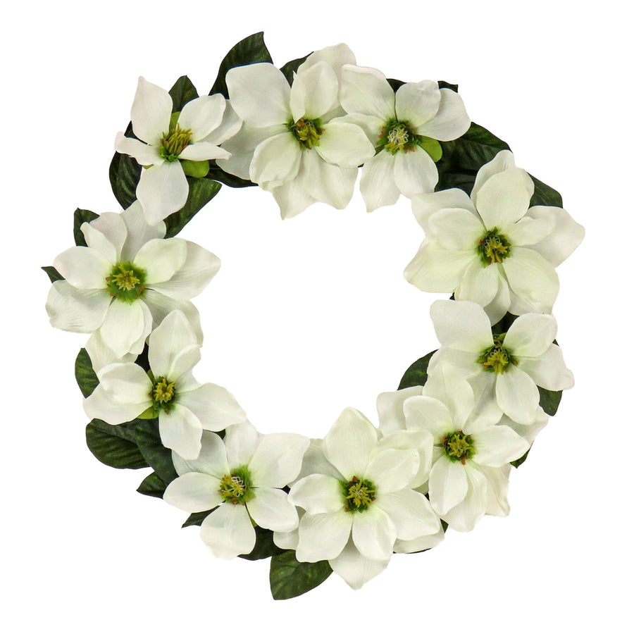 Magnolia Flower Wreath, 61 cm