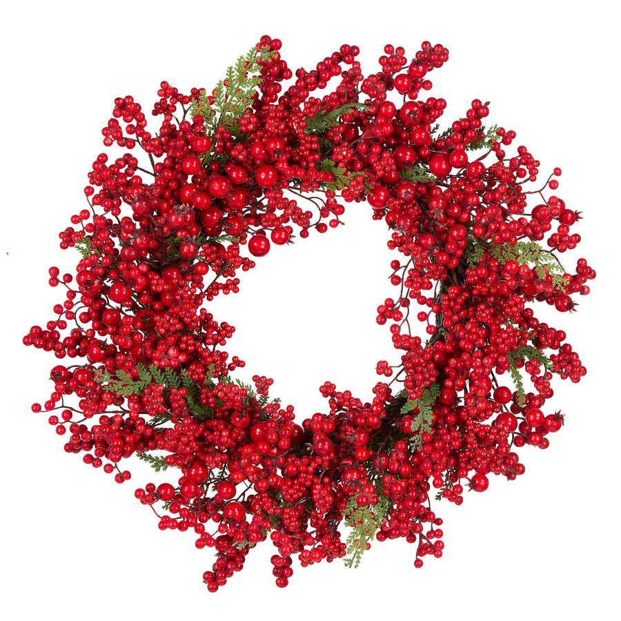 61 cm Red Berry Christmas Wreath