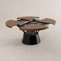 Round Extending Dining Table with Pedestal Base