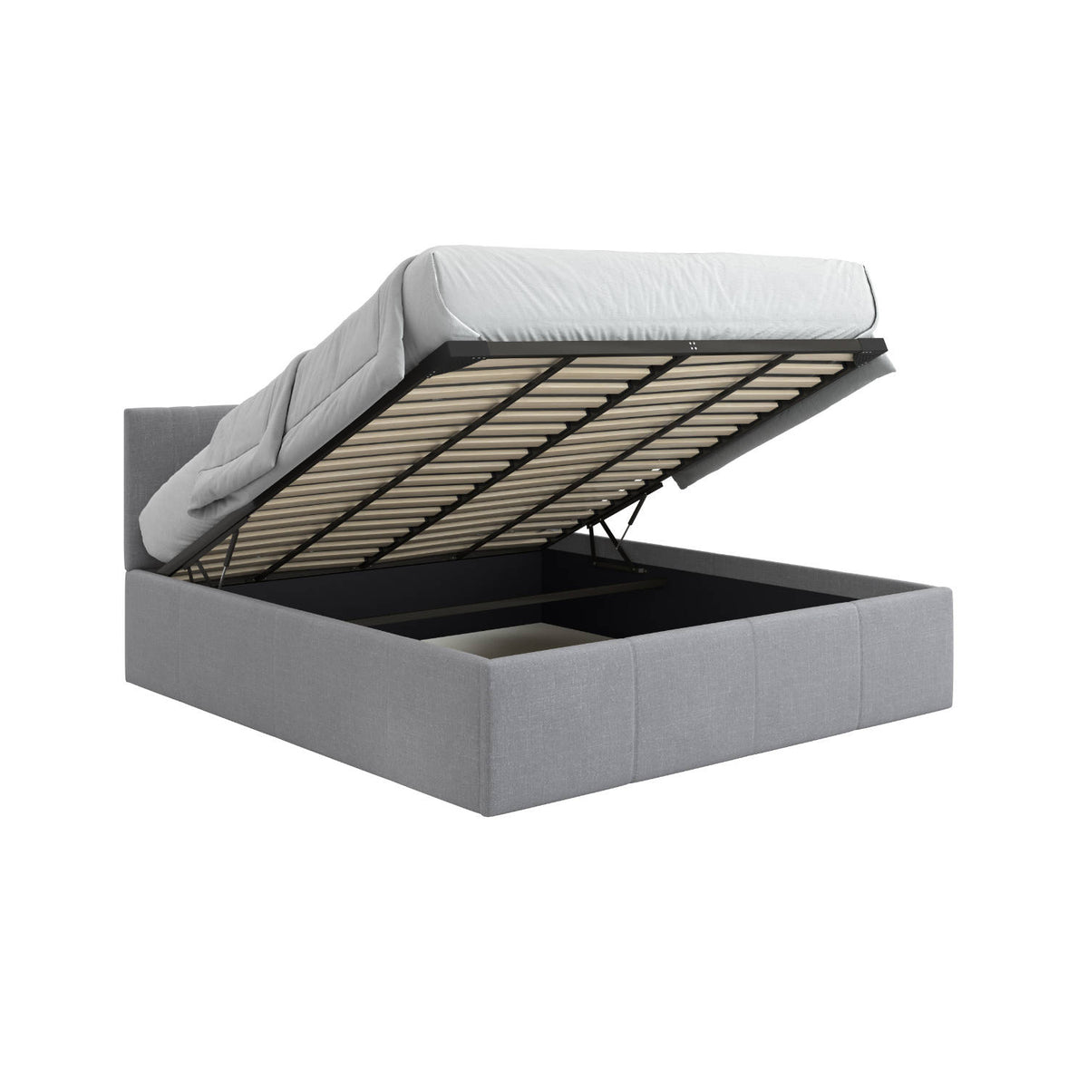 Side Lift Deep Storage Bed, UK Super King Size