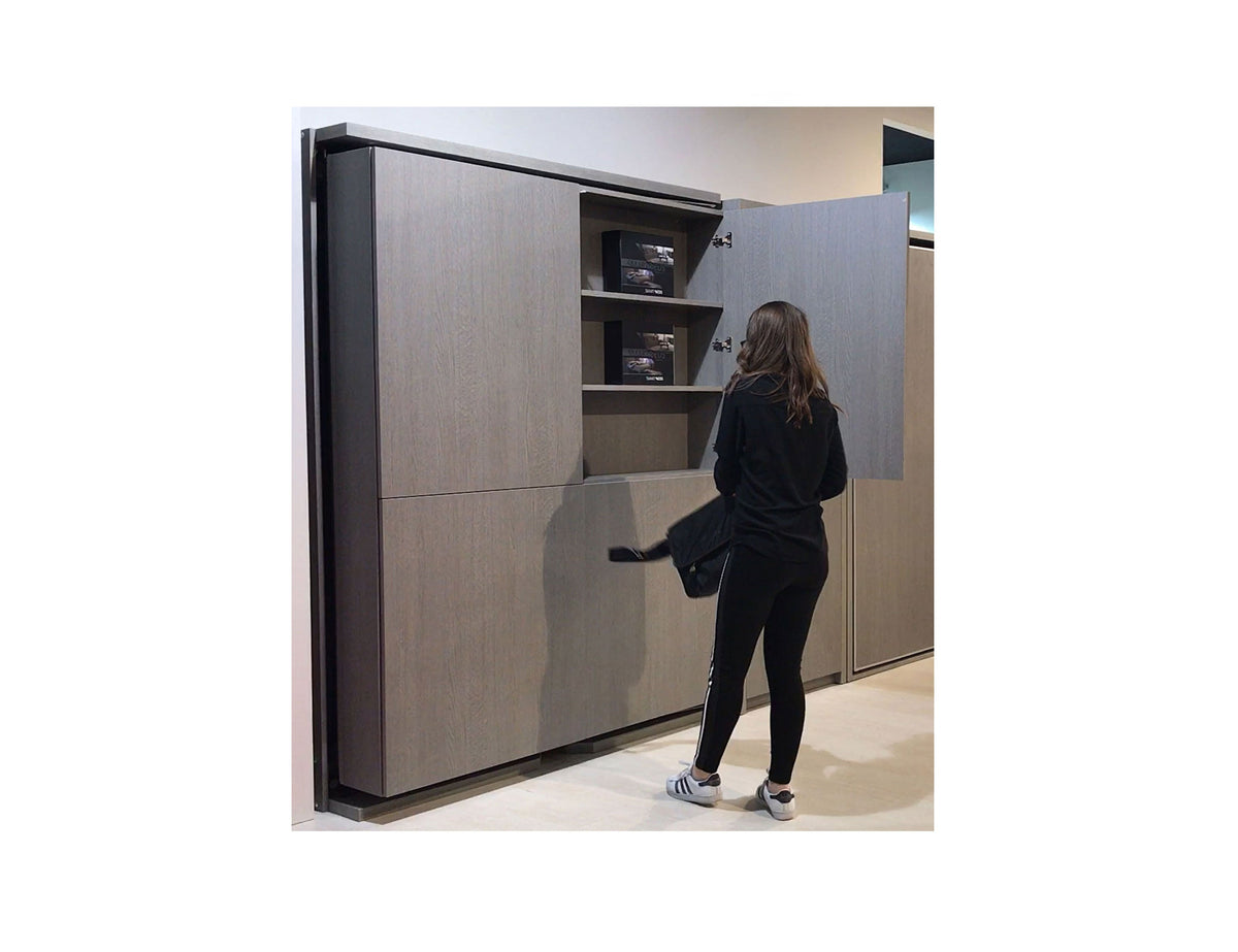 Rotating Cupboard Wall Bed, UK King Size