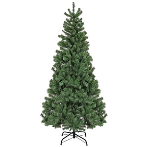 7.5ft Unlit Slim Sagamore Hinged Christmas Tree
