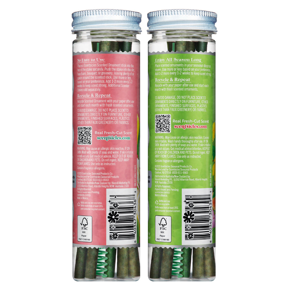 Spring Scent Sticks Duo, Lemon Lilies and Wildflowers