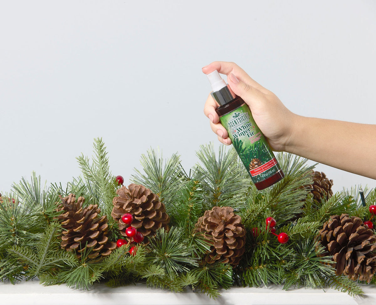 Christmas Tree Scent Gift Set, White Winter Fir, 3 Piece