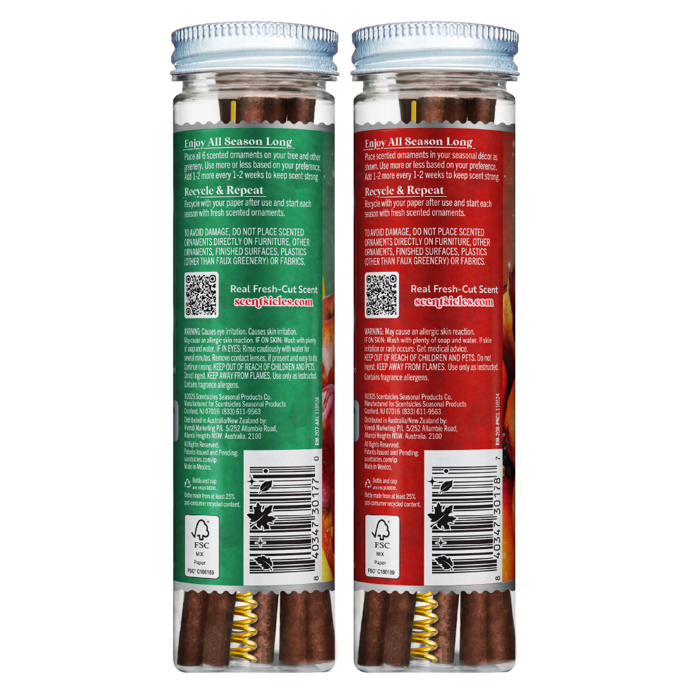 Autumn Scent Sticks Duo, Apple and Pumpkin Cider