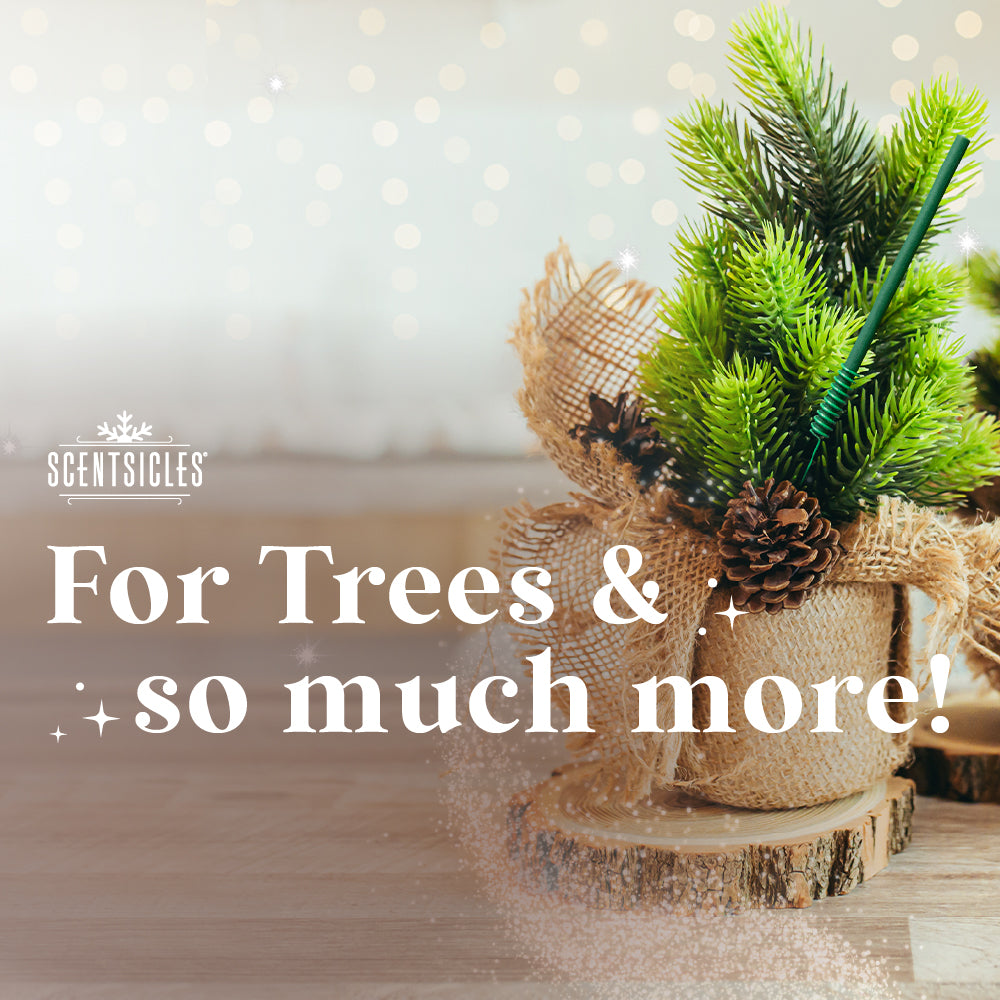 Christmas Tree Scent Sticks, Snowberry Pine, 2 Pack