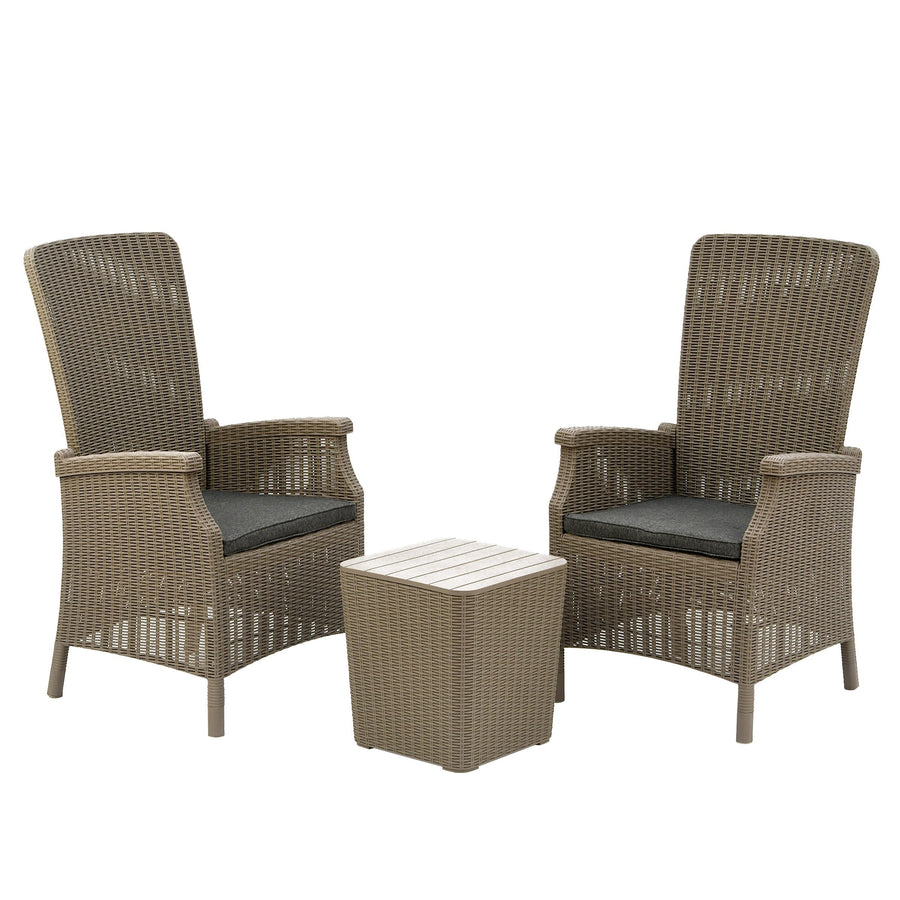 All Weather Garden Bistro Set, 3 Pieces