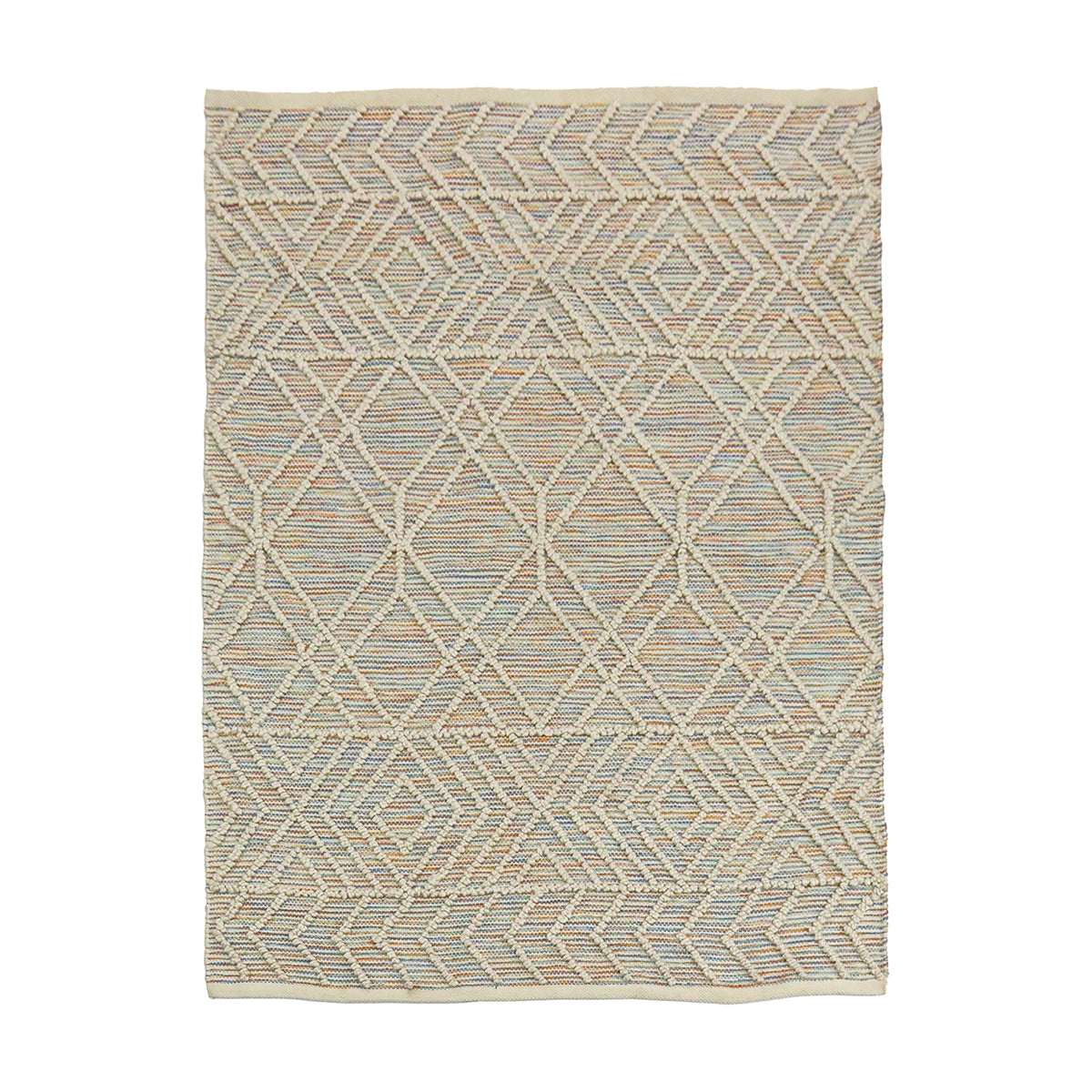 Multicoloured Hand Woven Outdoor Rug, 122 x 183 cm
