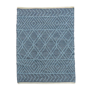 Navy Blue Hand Woven Outdoor Rug, 152 x 213 cm