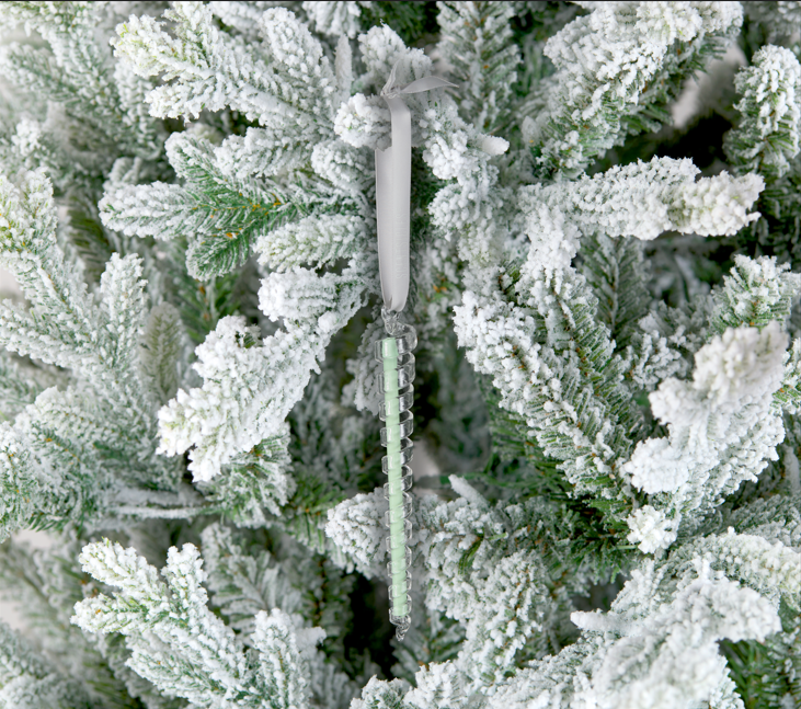 Christmas Tree Scent Sticks with 3 Glass Icicles, Spruce