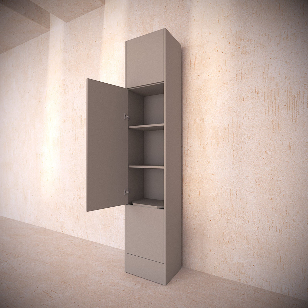 Modular Storage Cupboard for Wall Beds