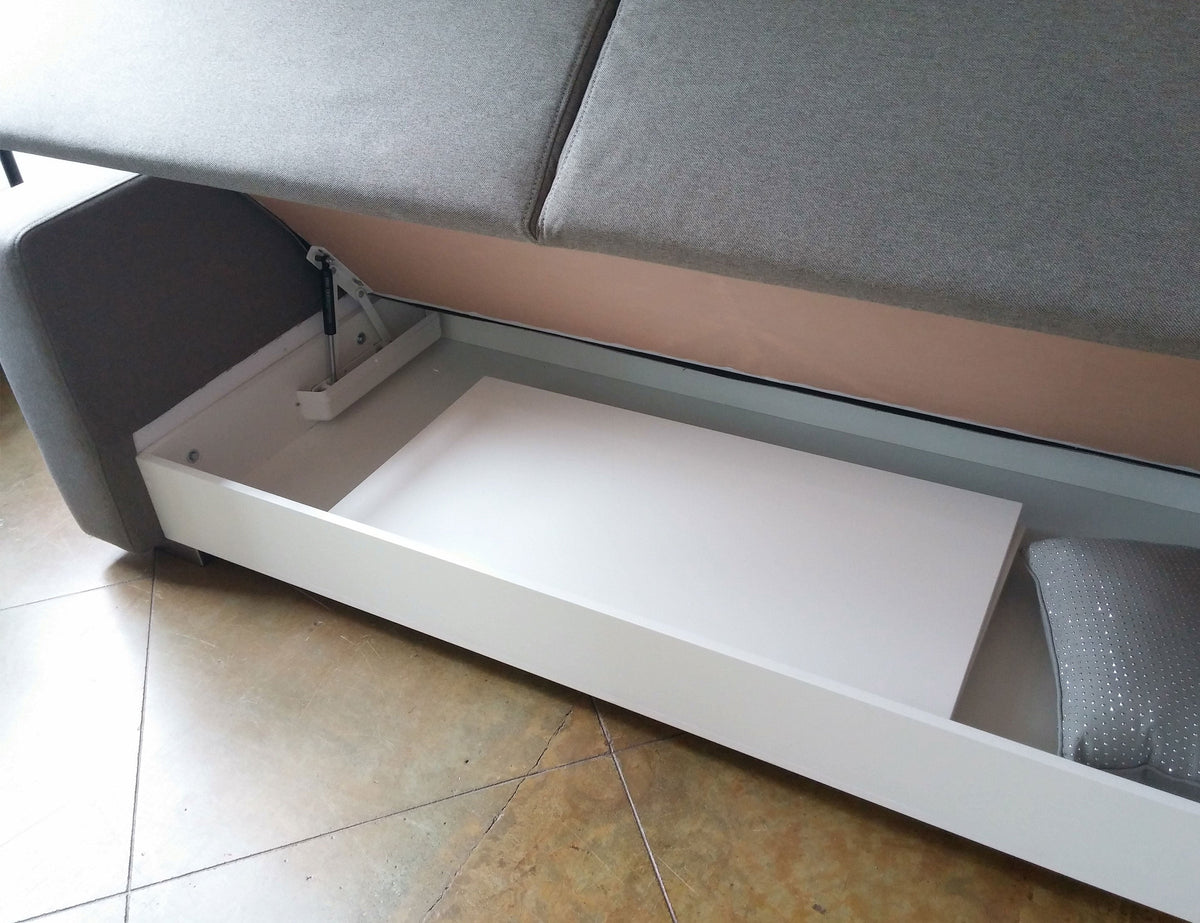 Sofa Wall Bed with Storage, UK Double