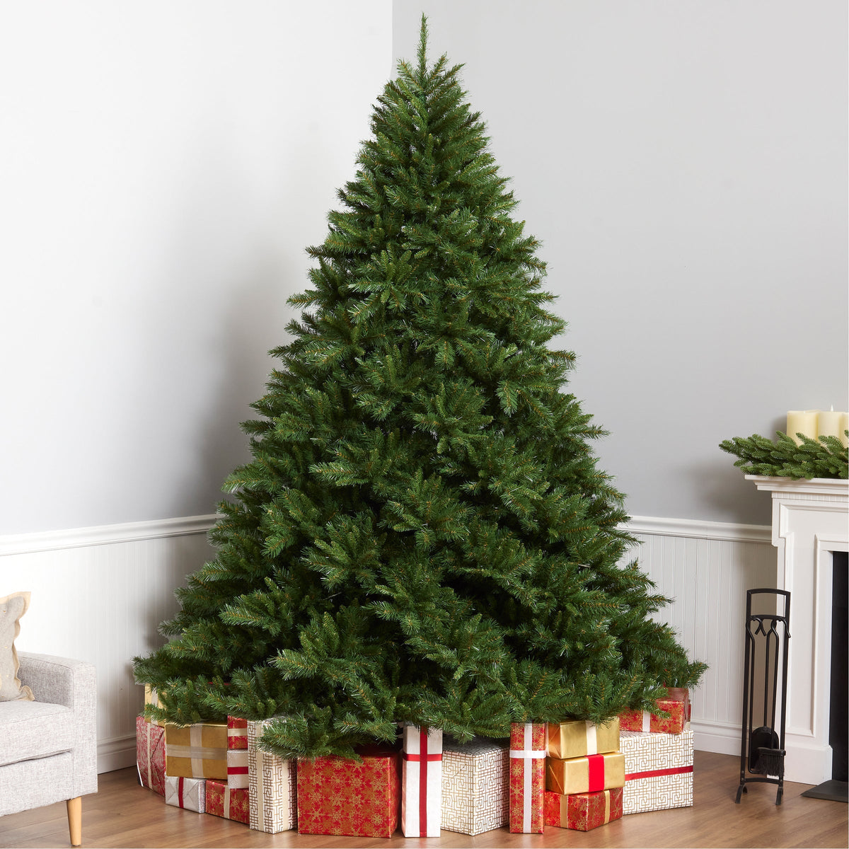 9ft Unlit Deluxe Tiffany Fir Christmas Tree