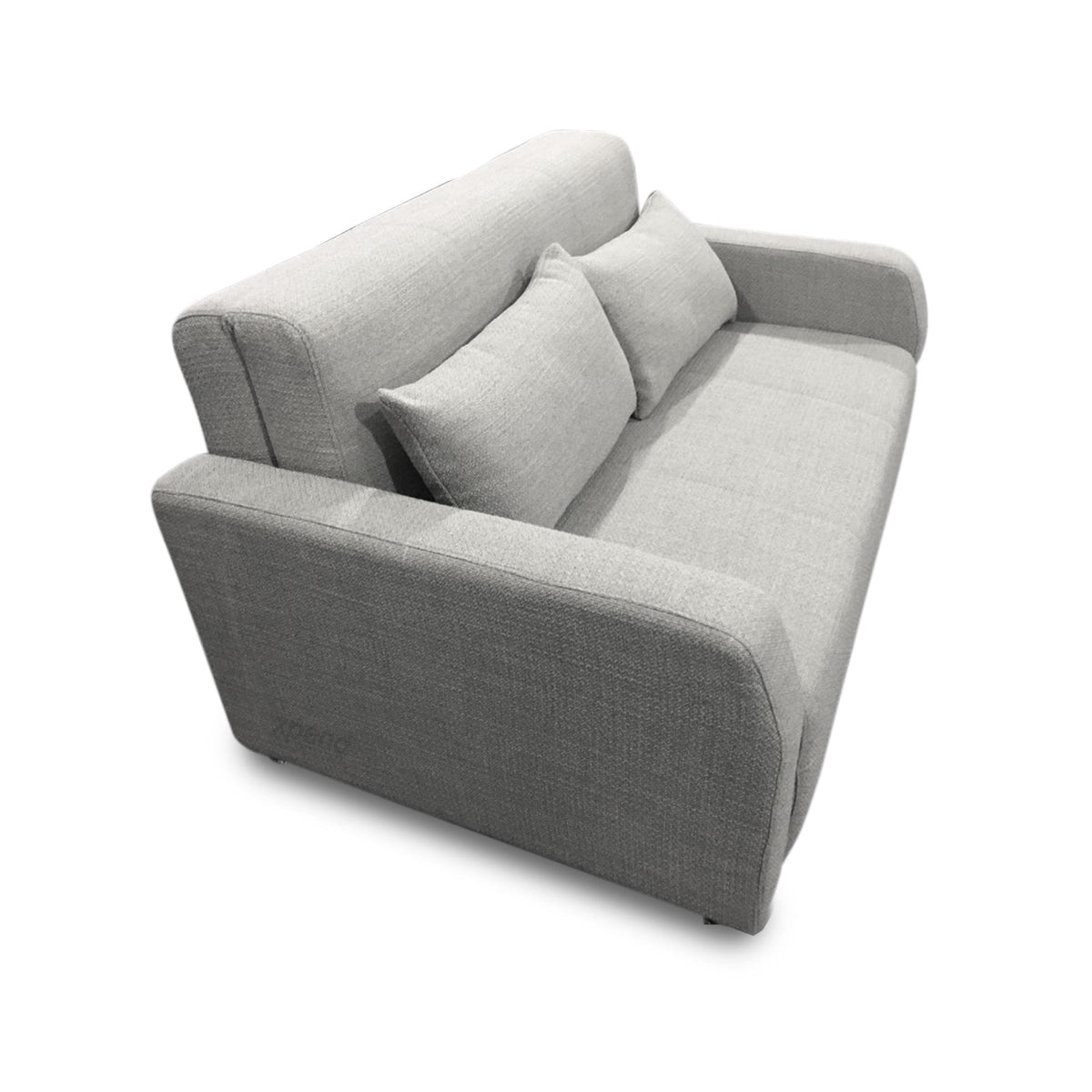 Grey Double Sofa Bed with Bedding Storage