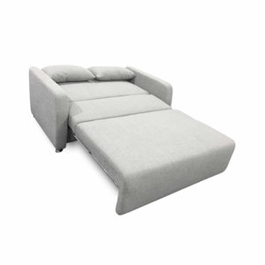 Grey Double Sofa Bed with Bedding Storage