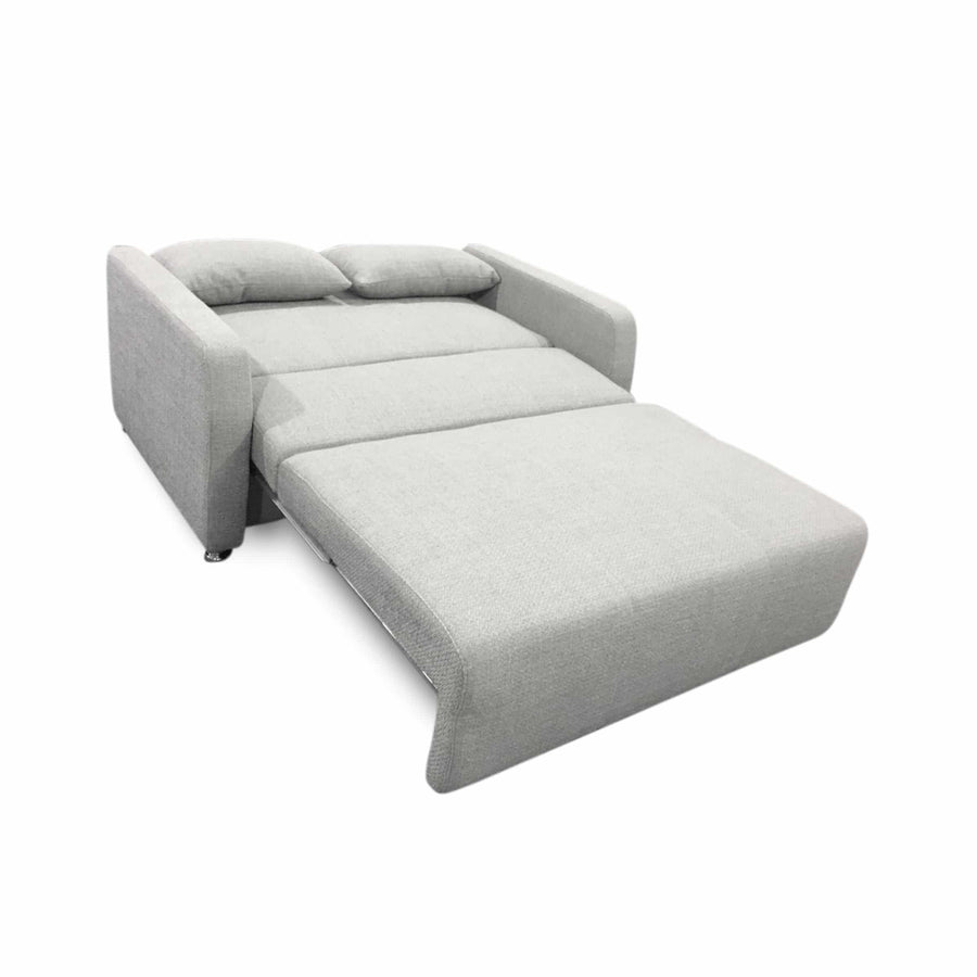 Grey Double Sofa Bed with Bedding Storage